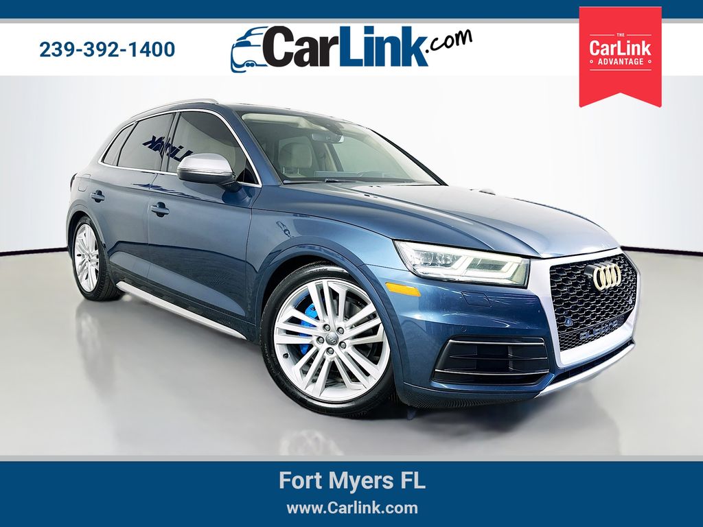 Blue Metallic 2018 Audi Q5 SUV / Crossover All-Wheel Drive 7-Speed Automatic