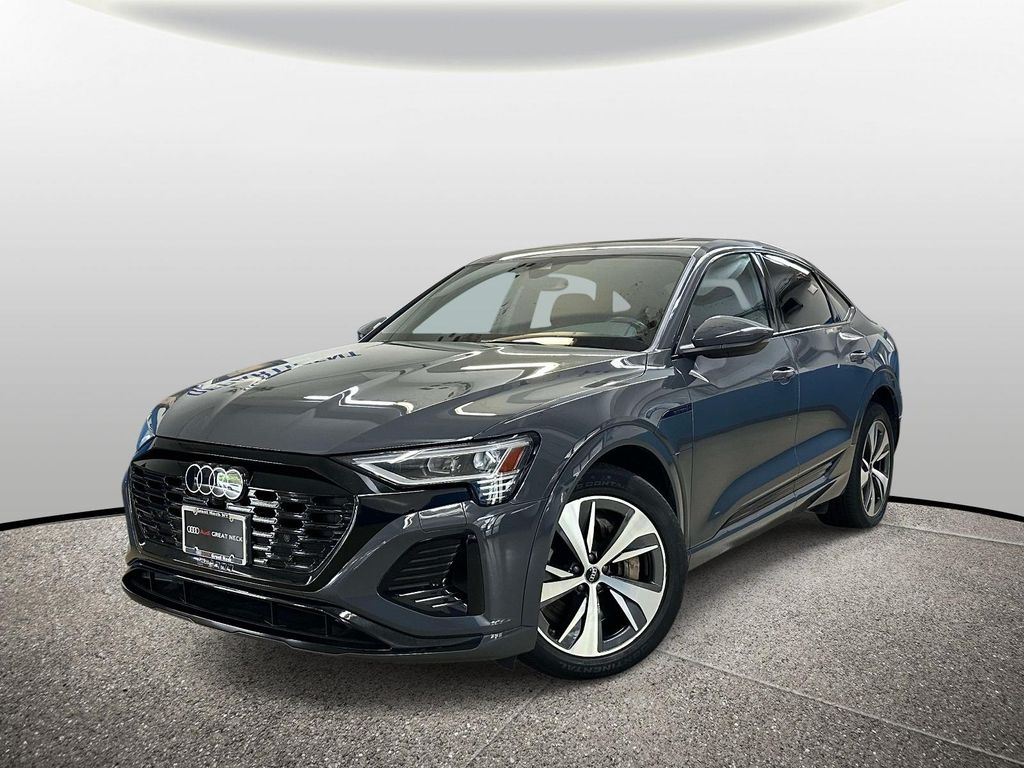 Gray 2024 Audi Q8 e-tron Sportback Sedan All-Wheel Drive Automatic