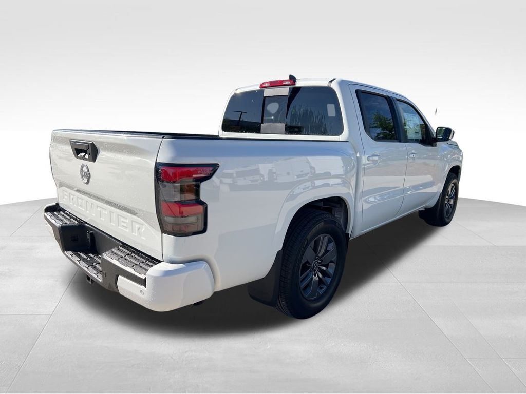 2025 Glacier White Nissan Frontier SV RWD Truck