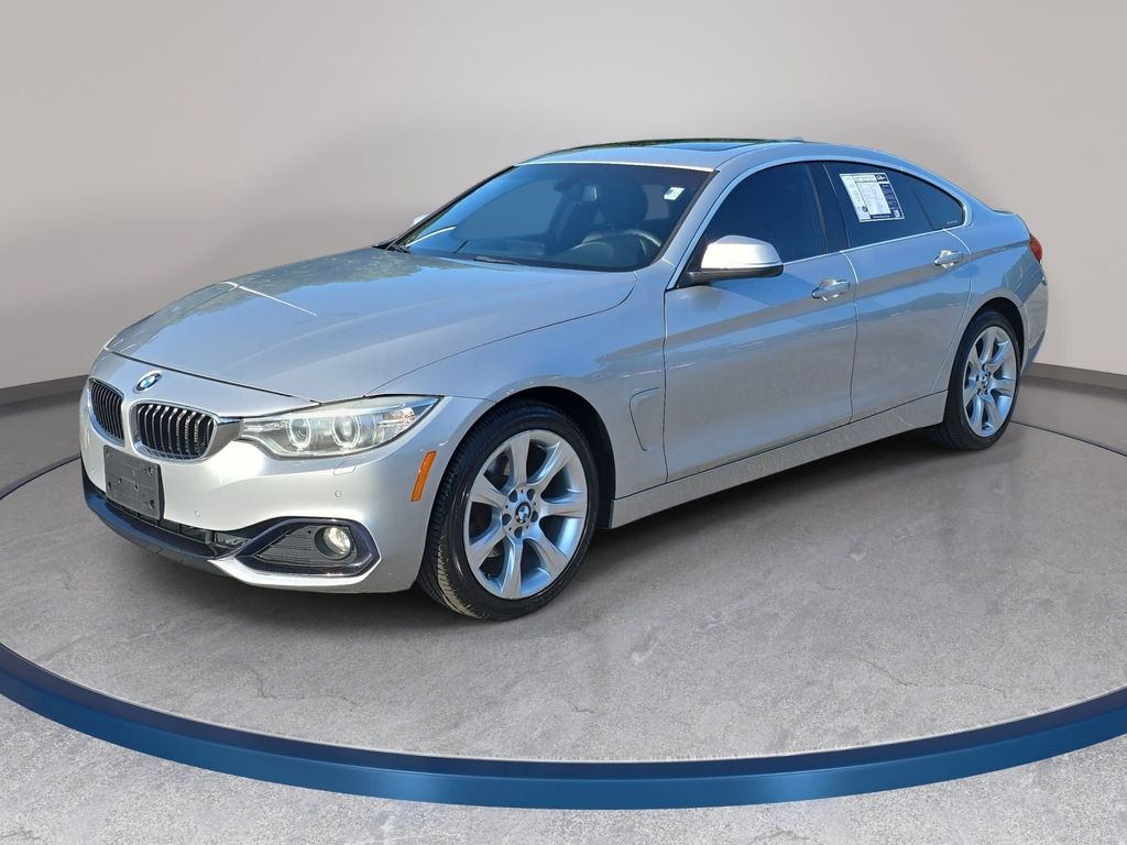 Glacier Silver Metallic 2016 BMW 4 Series Sedan All-Wheel Drive 8-Speed Automatic