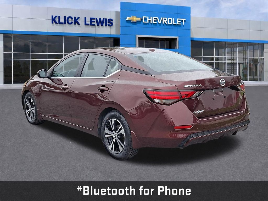2022 Nissan Sentra SV Red at South Hills Kia