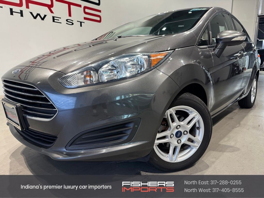 Gray (Magnetic) 2017 Ford Fiesta Sedan Front-Wheel Drive 6-Speed Automatic