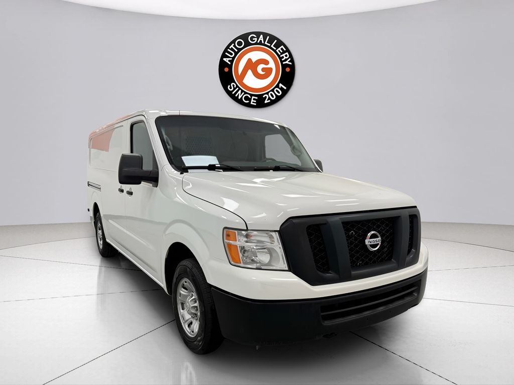 Glacier White 2021 Nissan NV Cargo 1500 SV RWD Van Rear-Wheel Drive 5-Speed Automatic