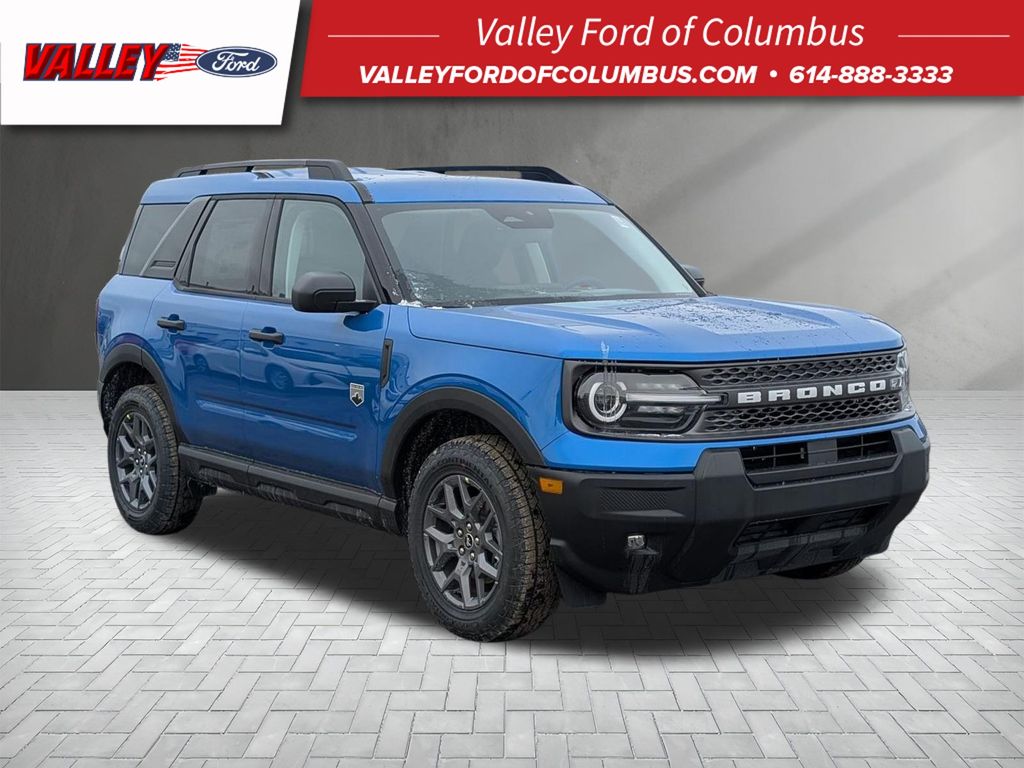 Blue Metallic 2025 Ford Bronco Sport SUV / Crossover All-Wheel Drive 8-Speed Automatic