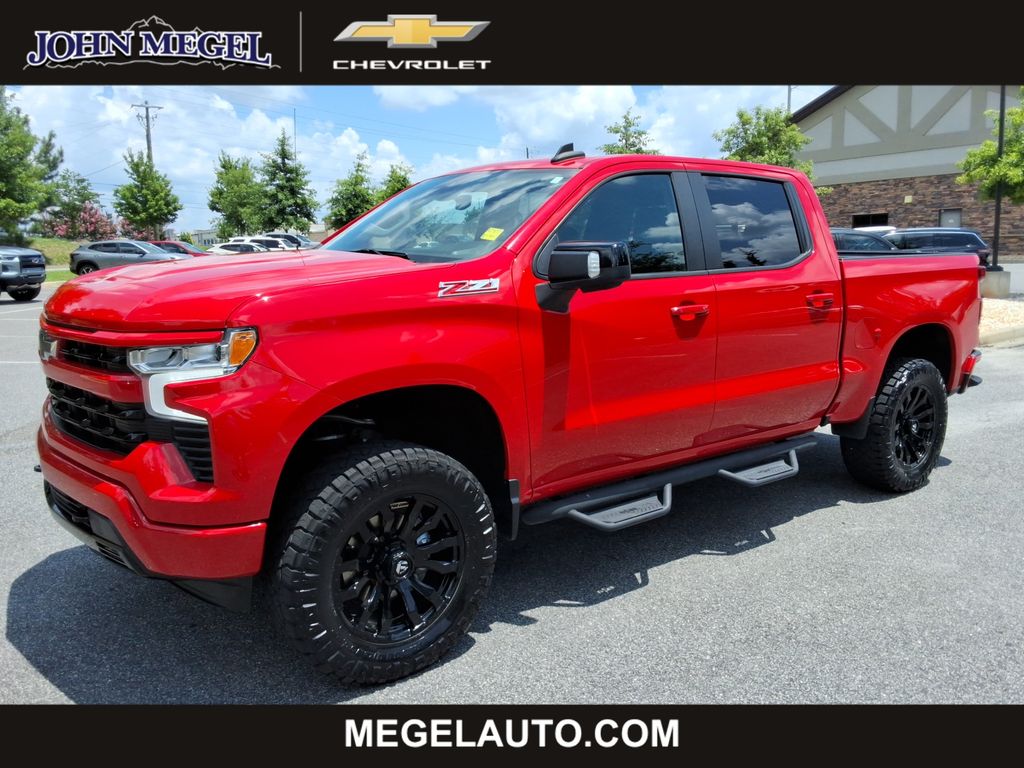 Red Hot 2022 Chevrolet Silverado 1500 Pickup Truck Four-Wheel Drive Automatic