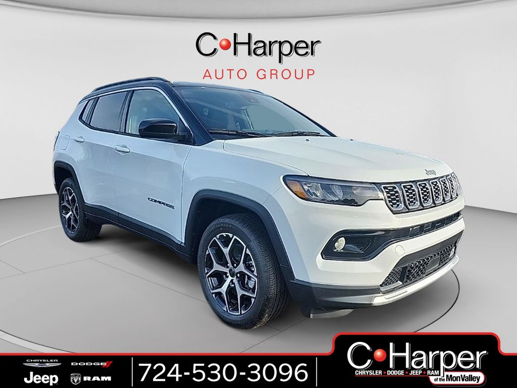 Bright White Clearcoat 2026 Jeep Compass SUV / Crossover Four-Wheel Drive 8-Speed Automatic