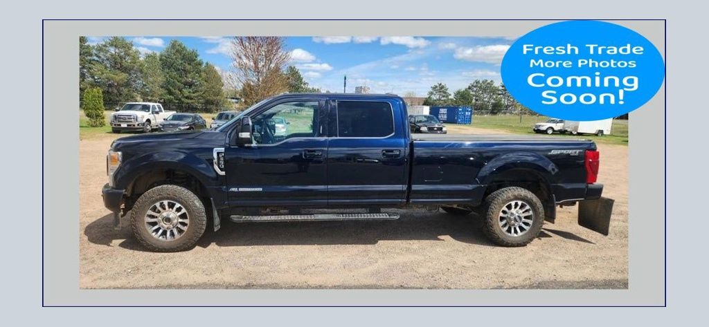 Antimatter Blue Metallic 2022 Ford F-350 Super Duty Pickup Truck Four-Wheel Drive Automatic