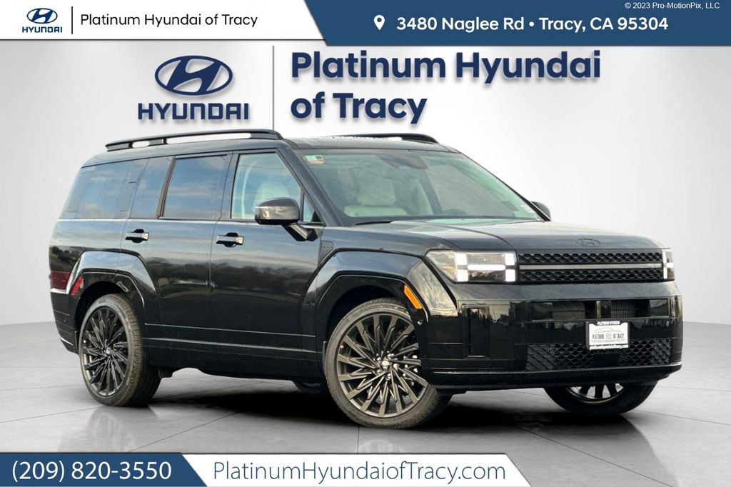 Phantom Black 2025 Hyundai Santa Fe Calligraphy AWD SUV / Crossover All-Wheel Drive Automatic