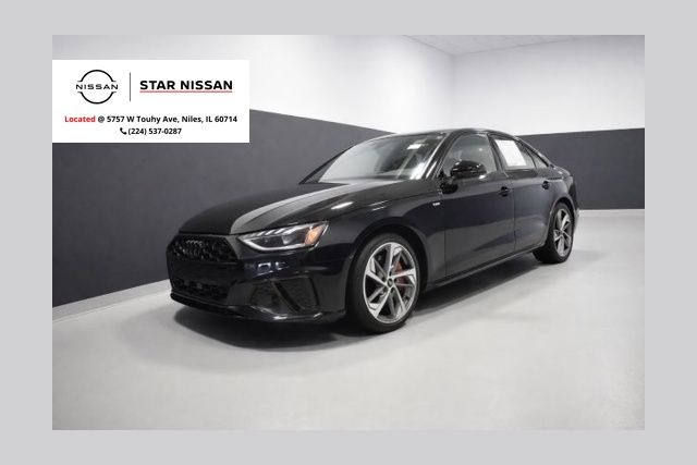 Black Metallic 2023 Audi A4 quattro Premium Plus S Line 45 TFSI AWD Sedan All-Wheel Drive 7-Speed Automatic