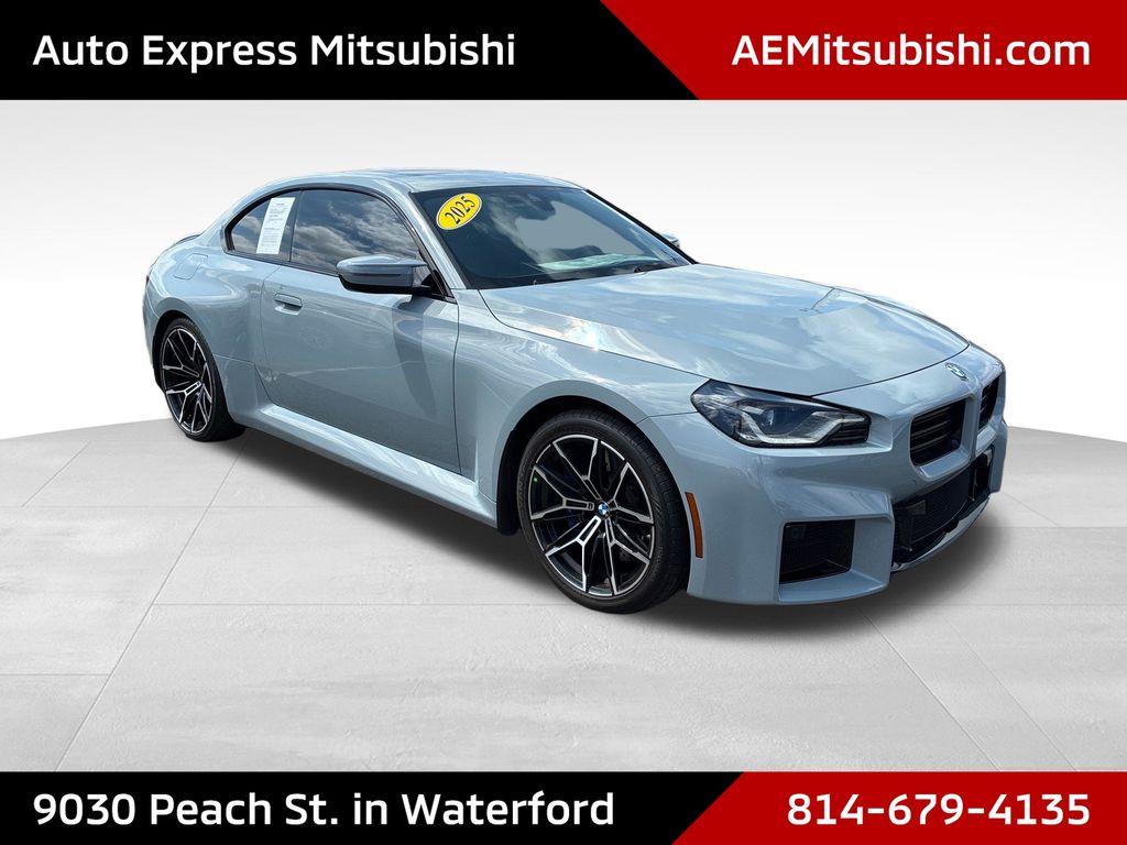 Gray (Brooklyn Grey Metallic) 2025 BMW M2 RWD Coupe Rear-Wheel Drive 6-Speed Manual