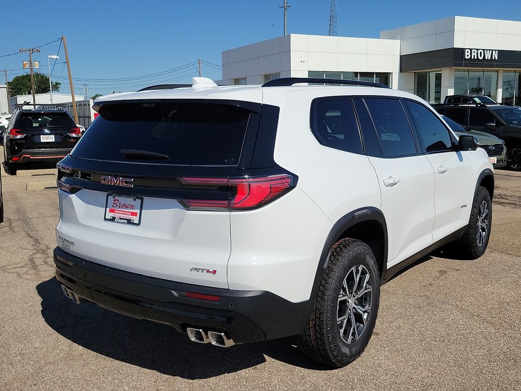 2026 GMC Acadia AT4 White at Brown Buick GMC