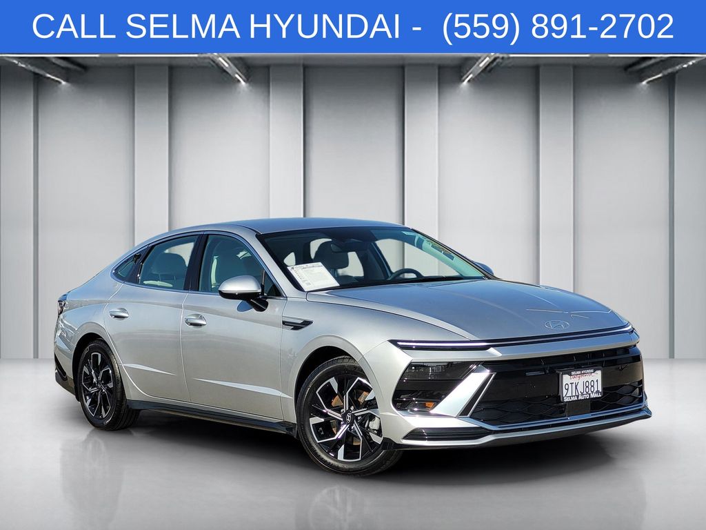 Aero Silver 2024 Hyundai Sonata SEL FWD Sedan Front-Wheel Drive 8-Speed Automatic