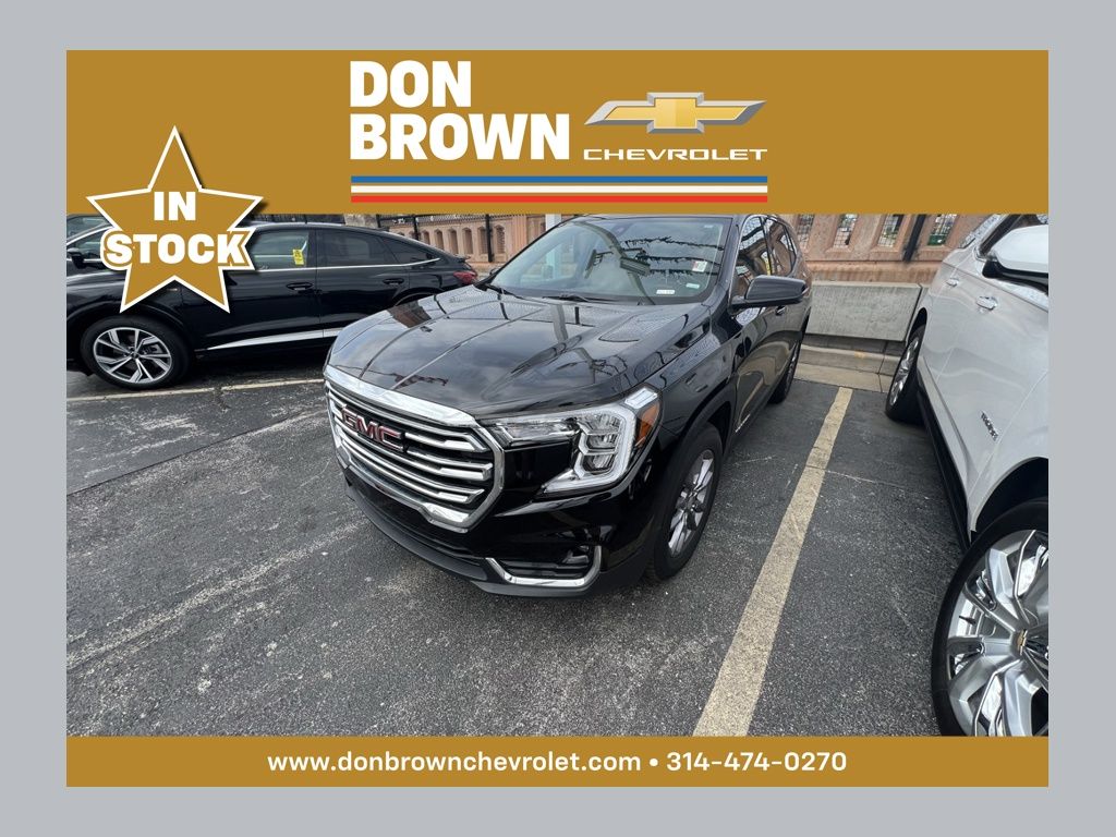 Black (Ebony Twilight Metallic) 2024 GMC Terrain SLT AWD SUV / Crossover All-Wheel Drive 9-Speed Automatic