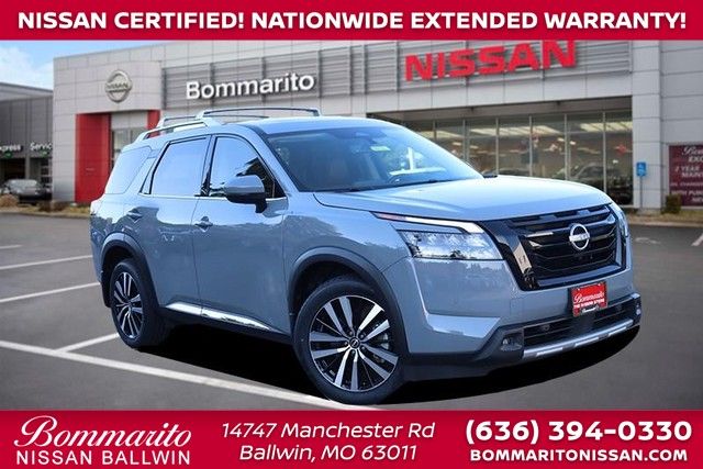 Boulder Gray 2025 Nissan Pathfinder SUV / Crossover All-Wheel Drive 9-Speed Automatic