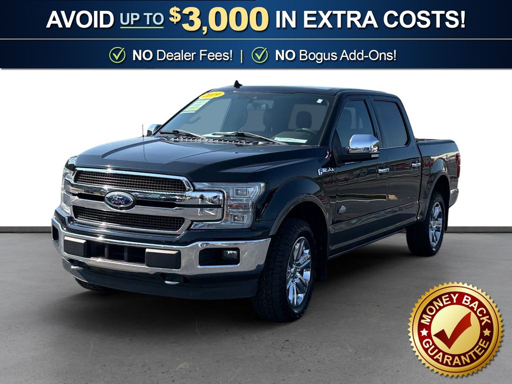 Black 2019 Ford F-150 Pickup Truck Four-Wheel Drive Automatic