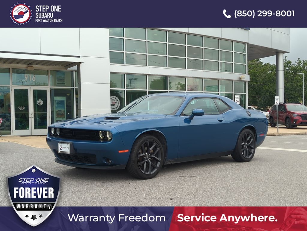 Blue (Frostbite) 2021 Dodge Challenger Coupe Rear-Wheel Drive 8-Speed Automatic