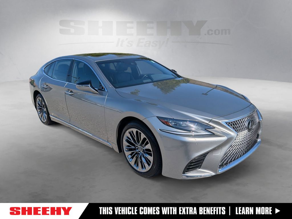 Silver 2020 Lexus LS 500 AWD Sedan All-Wheel Drive Automatic