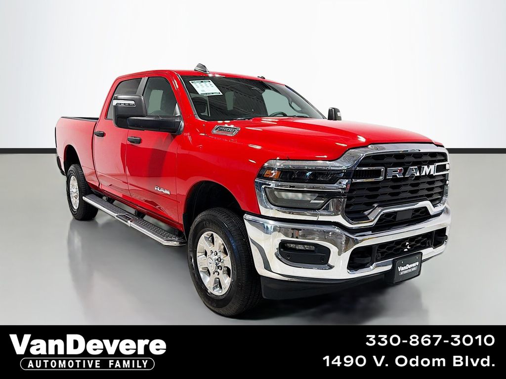 Flame Red Clearcoat 2026 RAM 2500 Pickup Truck Four-Wheel Drive 8-Speed Automatic