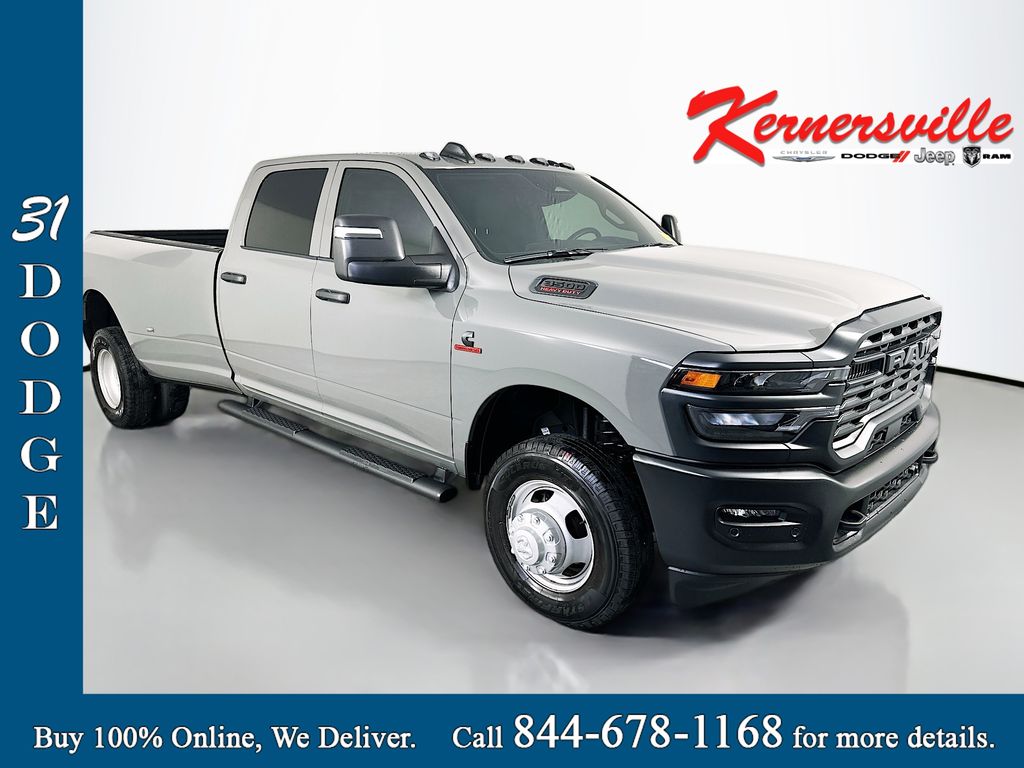 Ceramic White 2026 RAM 3500 Pickup Truck Four-Wheel Drive 8-Speed Automatic