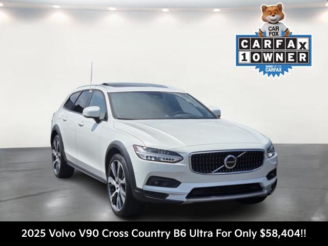 Crystal White 2025 Volvo V90 Wagon All-Wheel Drive Automatic