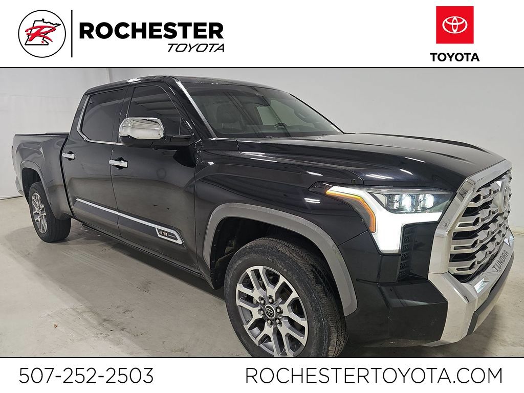 Midnight Black Metallic 2024 Toyota Tundra Pickup Truck Four-Wheel Drive Automatic
