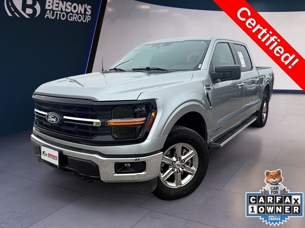 Silver Metallic 2025 Ford F-150 Pickup Truck Four-Wheel Drive Automatic