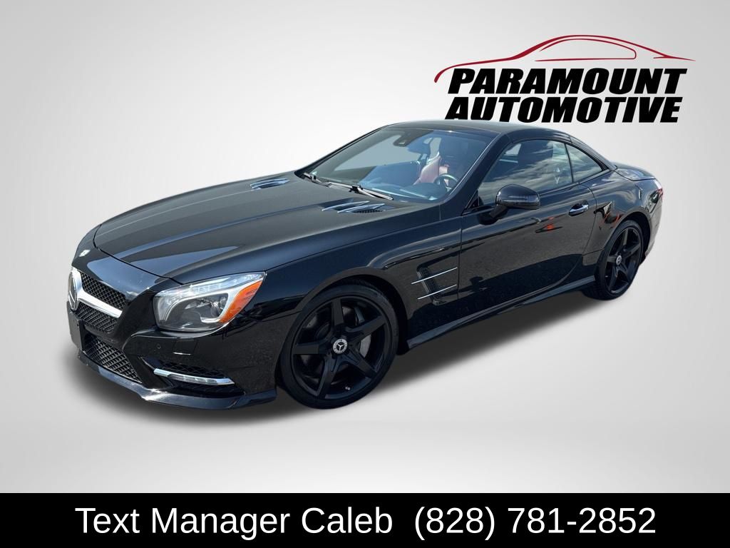 Black 2013 Mercedes-Benz SL-Class SL 550 Convertible Rear-Wheel Drive 7-Speed Automatic