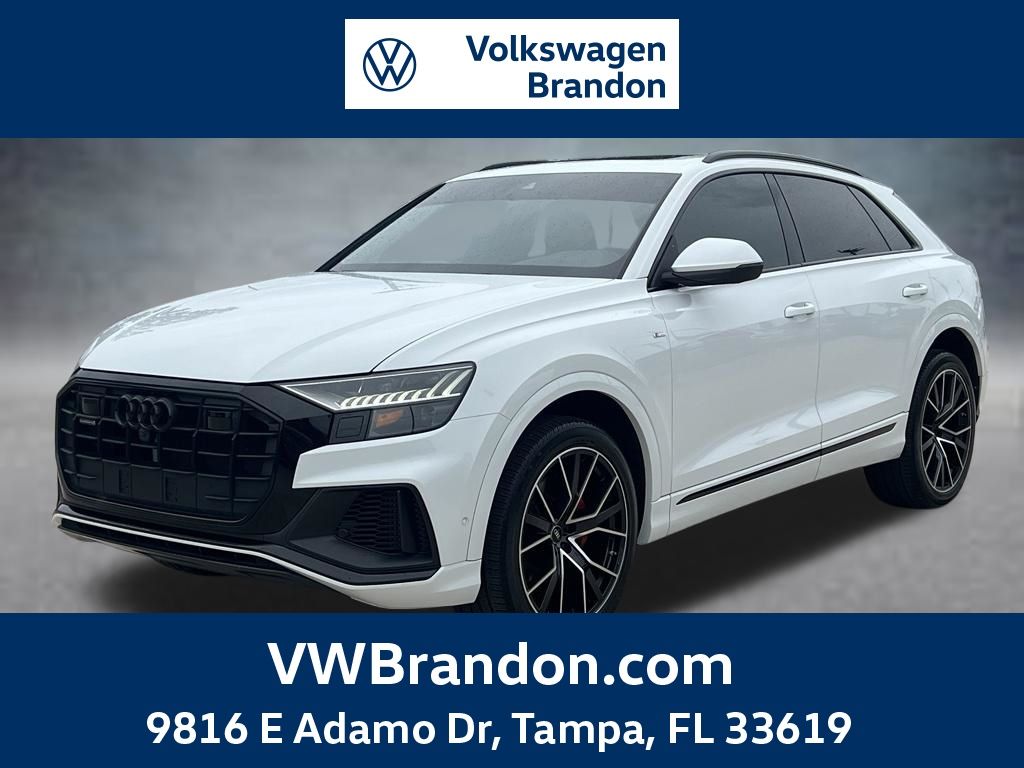 Glacier White Metallic 2023 Audi Q8 SUV / Crossover All-Wheel Drive 8-Speed Automatic