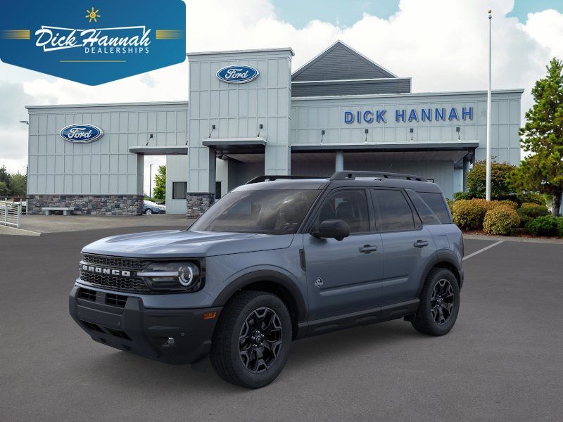 Blue (Azure Gray Metallic Tri-Coat) 2025 Ford Bronco Sport SUV / Crossover All-Wheel Drive 8-Speed Automatic