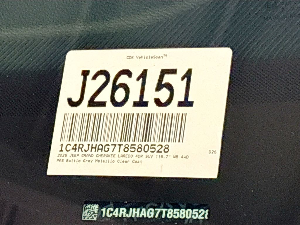 2026 Jeep Grand Cherokee Laredo X