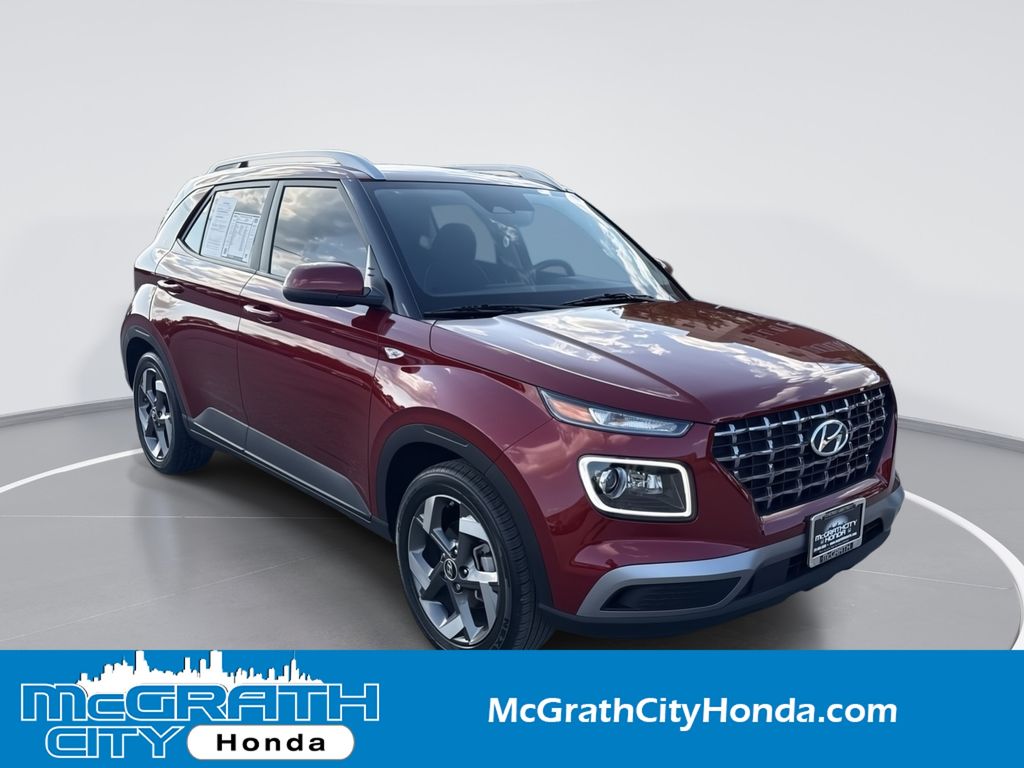 Ultimate Red 2024 Hyundai Venue SUV / Crossover Front-Wheel Drive Continuously Variable Transmission