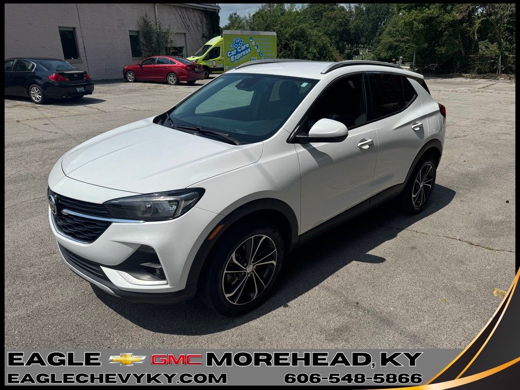 Summit White 2021 Buick Encore GX SUV / Crossover All-Wheel Drive 9-Speed Automatic