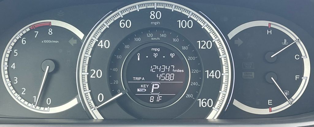 2013 Honda Accord EX-L Blue at Don McGill Toyota