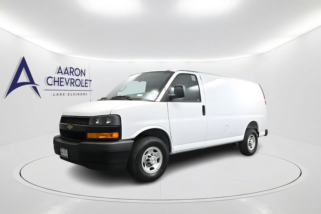 Summit White 2026 Chevrolet Express Cargo Van Rear-Wheel Drive