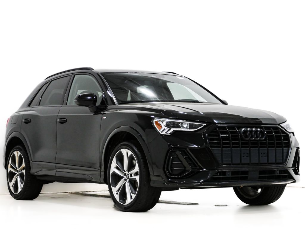 Black Metallic 2021 Audi Q3 quattro Premium Plus S Line 45 TFSI SUV / Crossover All-Wheel Drive 8-Speed Automatic
