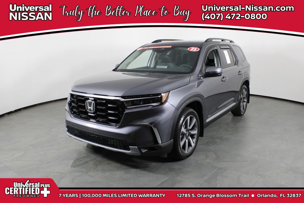 Gray (Modern Steel Metallic) 2025 Honda Pilot SUV / Crossover Front-Wheel Drive Automatic