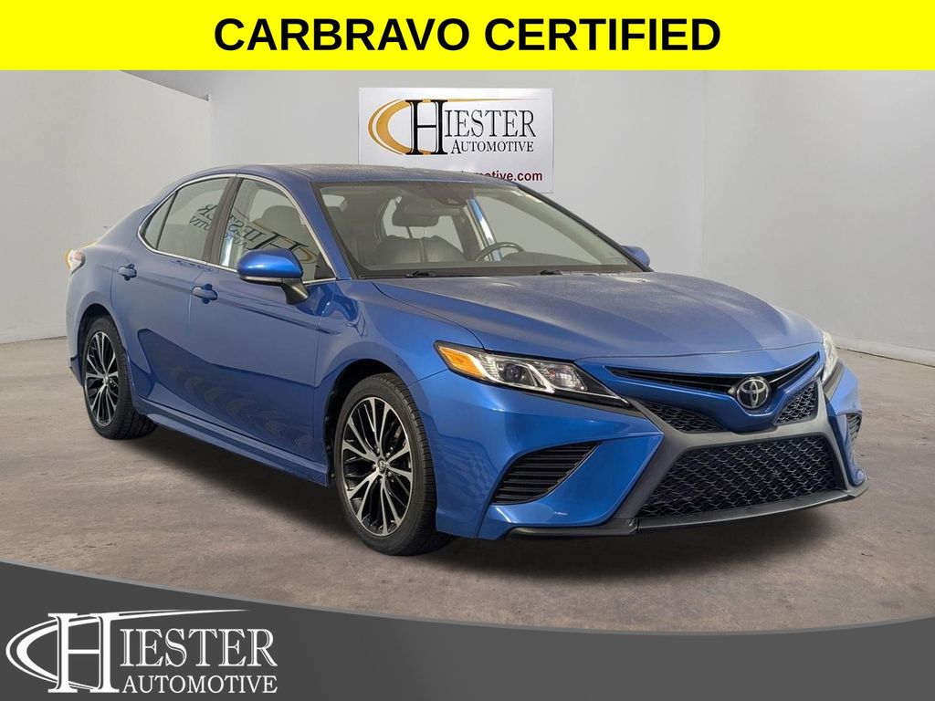 Blue Streak Metallic 2019 Toyota Camry Sedan Front-Wheel Drive 8-Speed Automatic