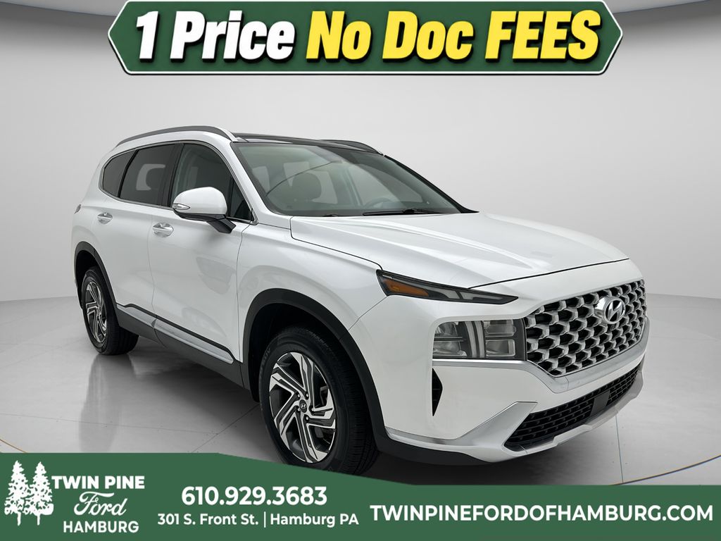 Serenity White Pearl 2023 Hyundai Santa Fe SUV / Crossover All-Wheel Drive 8-Speed Automatic