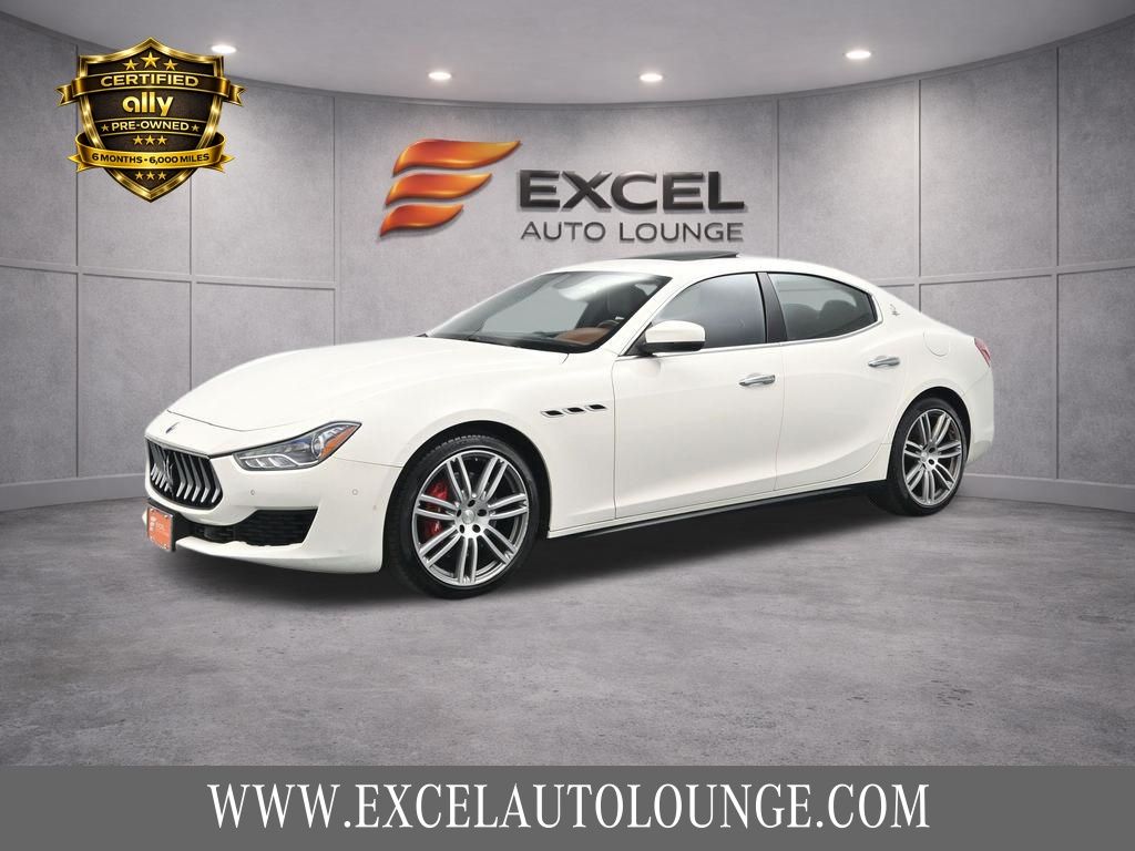 White 2019 Maserati Ghibli Sedan All-Wheel Drive 8-Speed Automatic