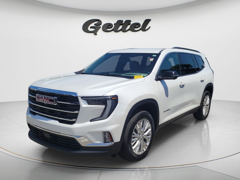 White Frost Tricoat 2025 GMC Acadia SUV / Crossover Front-Wheel Drive 8-Speed Automatic