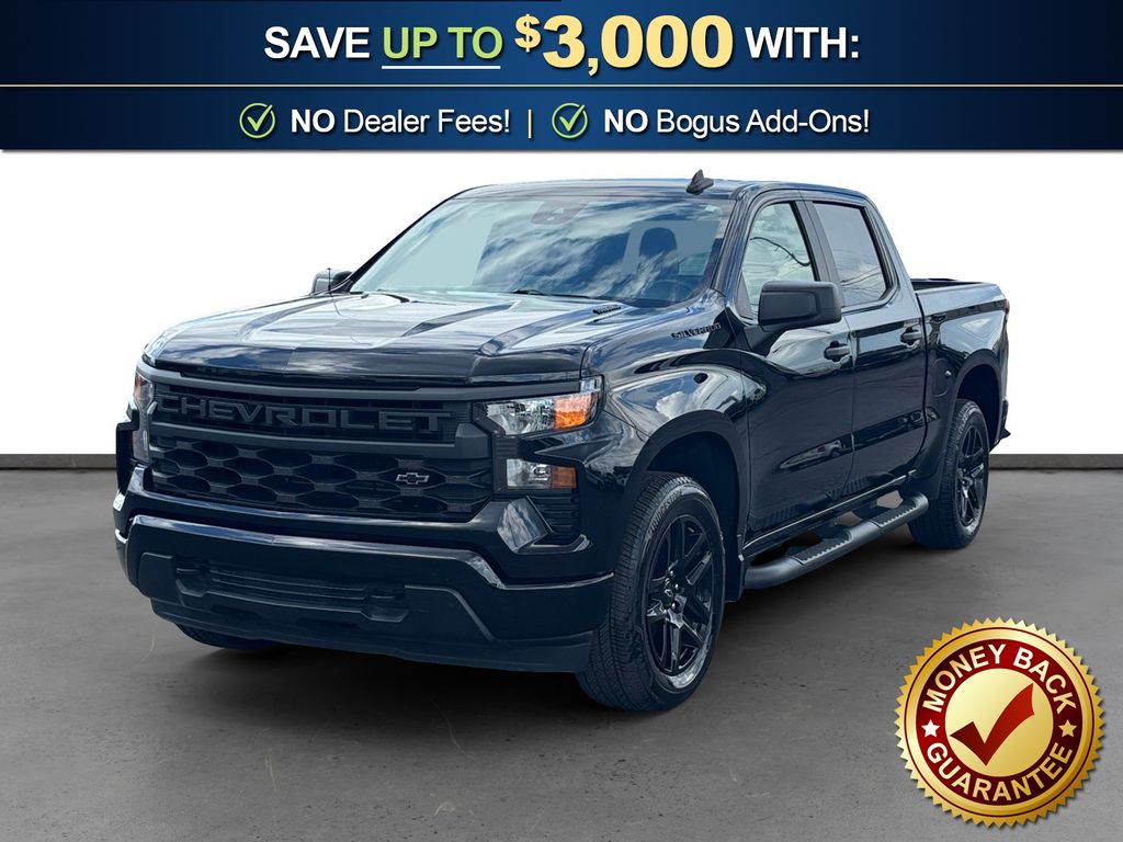 Black 2025 Chevrolet Silverado 1500 Pickup Truck 4X2 8-Speed Automatic