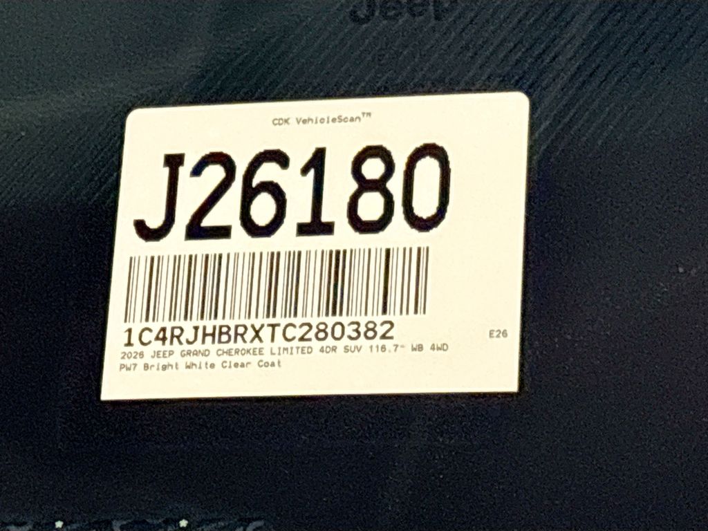2026 Jeep Grand Cherokee Limited