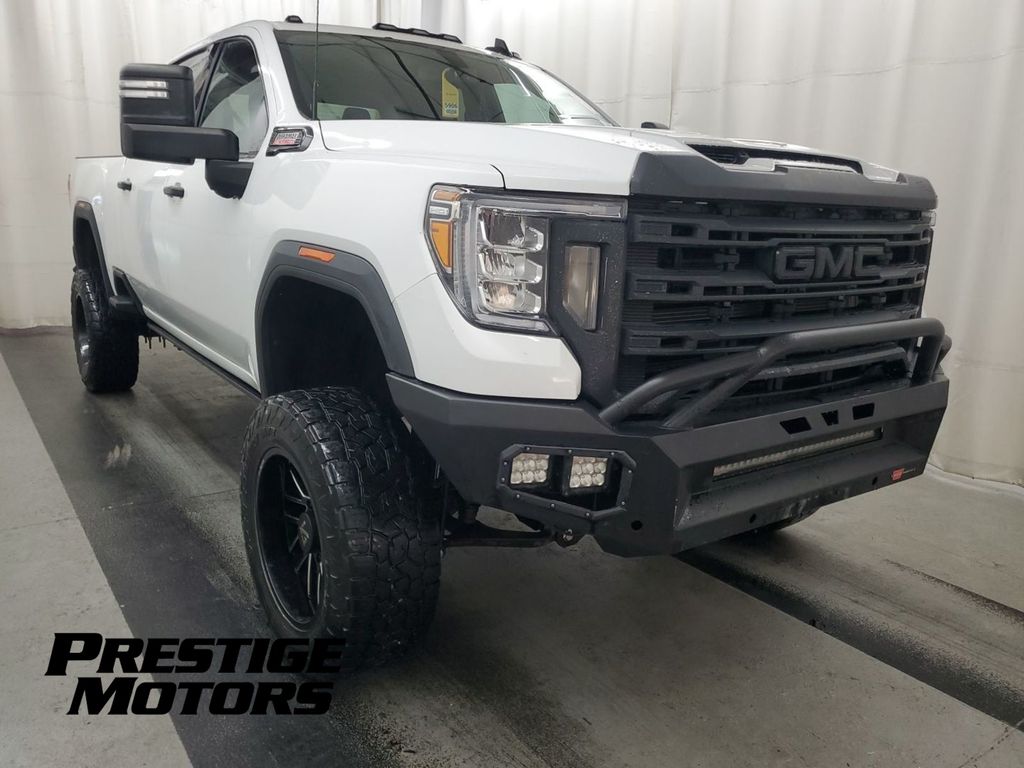 Summit White 2023 GMC Sierra 3500HD Pickup Truck Four-Wheel Drive Automatic