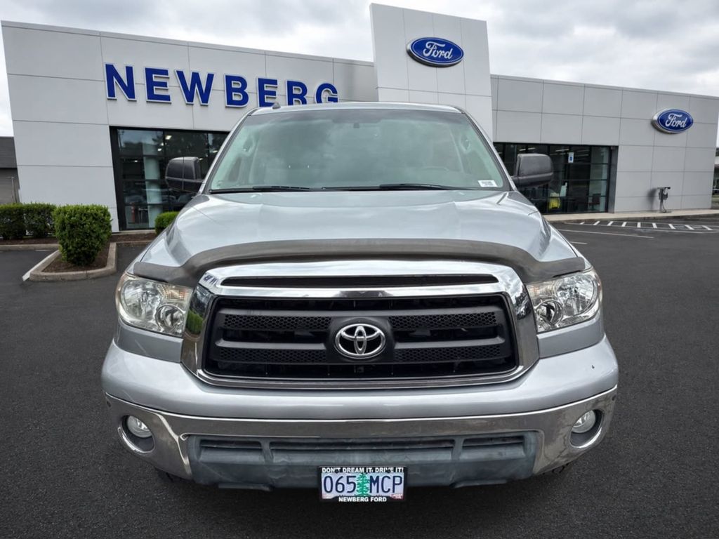 Silver 2010 Toyota Tundra Pickup Truck Four-Wheel Drive 6-Speed Automatic
