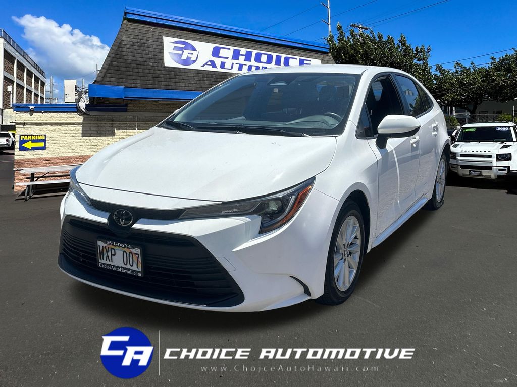 White (Wind Chill Pearl) 2024 Toyota Corolla Sedan Front-Wheel Drive Continuously Variable Transmission