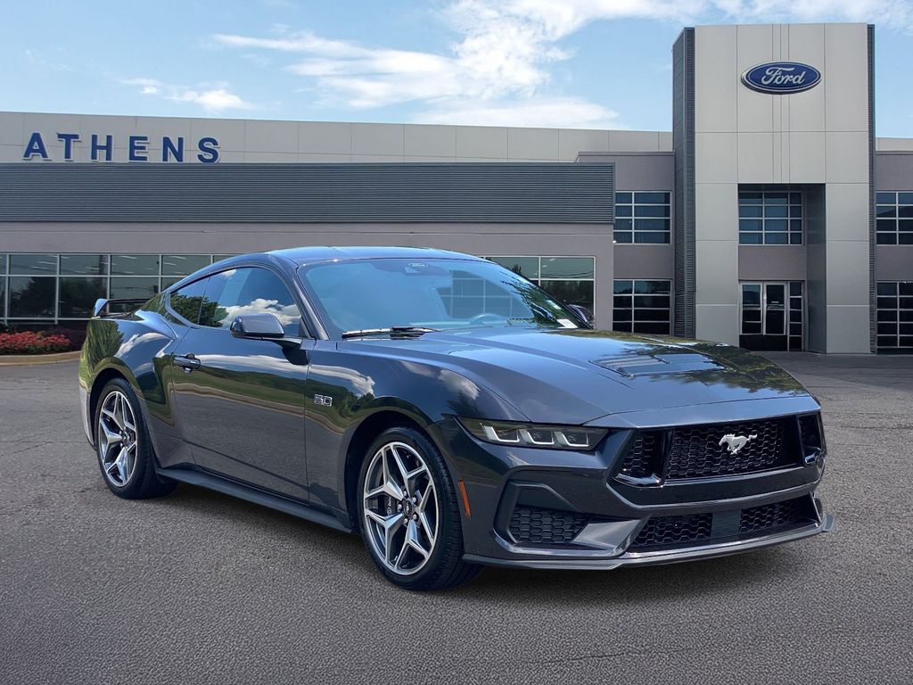 Gray Metallic 2024 Ford Mustang Coupe Rear-Wheel Drive Automatic