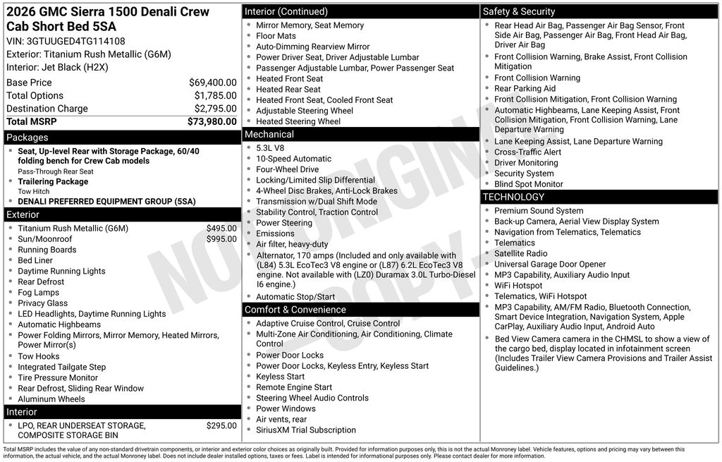 Used 2026 GMC Sierra 1500 Truck