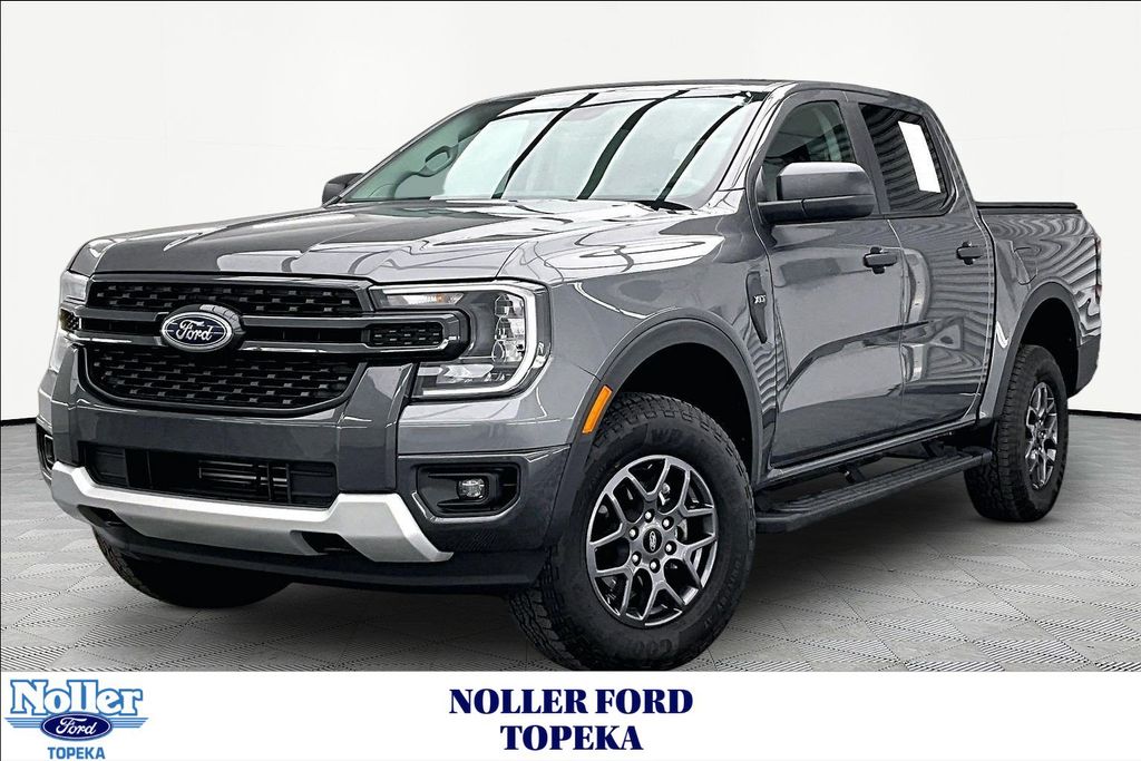 Gray Metallic 2025 Ford Ranger Pickup Truck Four-Wheel Drive Automatic