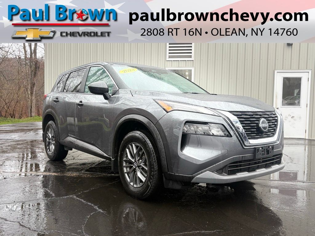 Gray (Gun Metallic) 2023 Nissan Rogue S AWD SUV / Crossover All-Wheel Drive Continuously Variable Transmission
