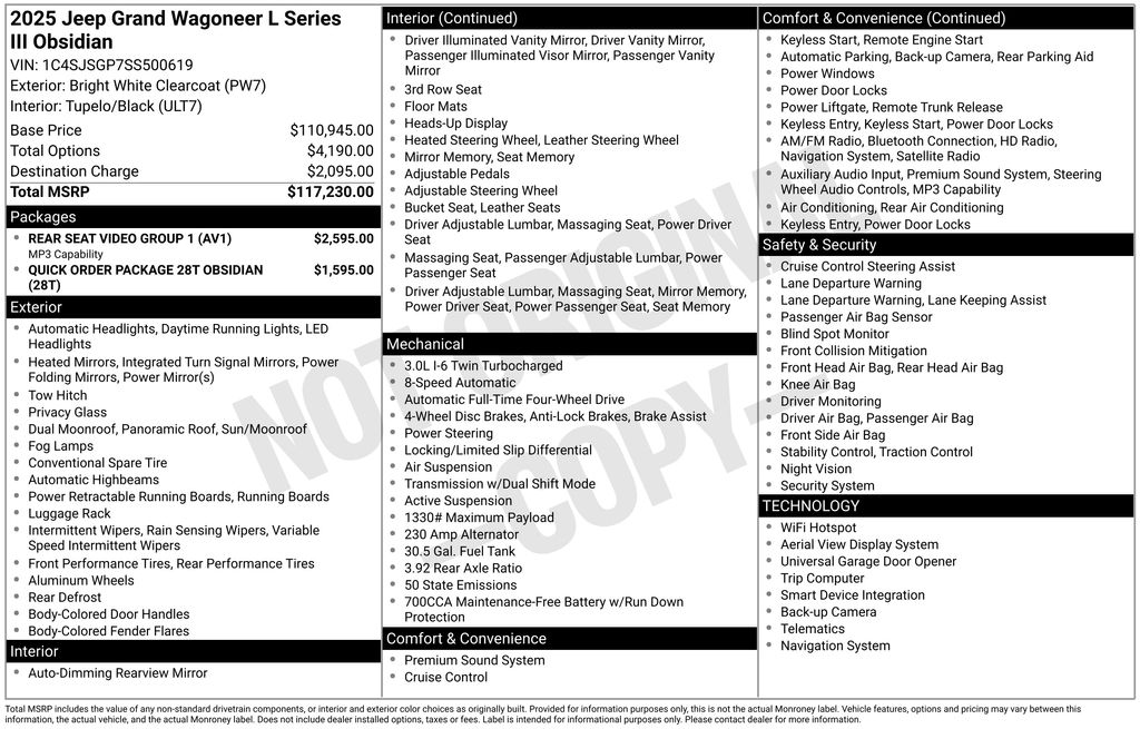 Used 2025 White Jeep Series III image 4